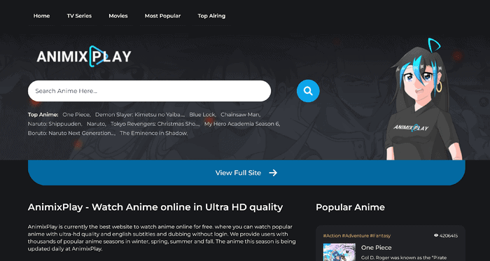Top 125 AniMixPlay Alternatives to Watch Best Anime Movies Free